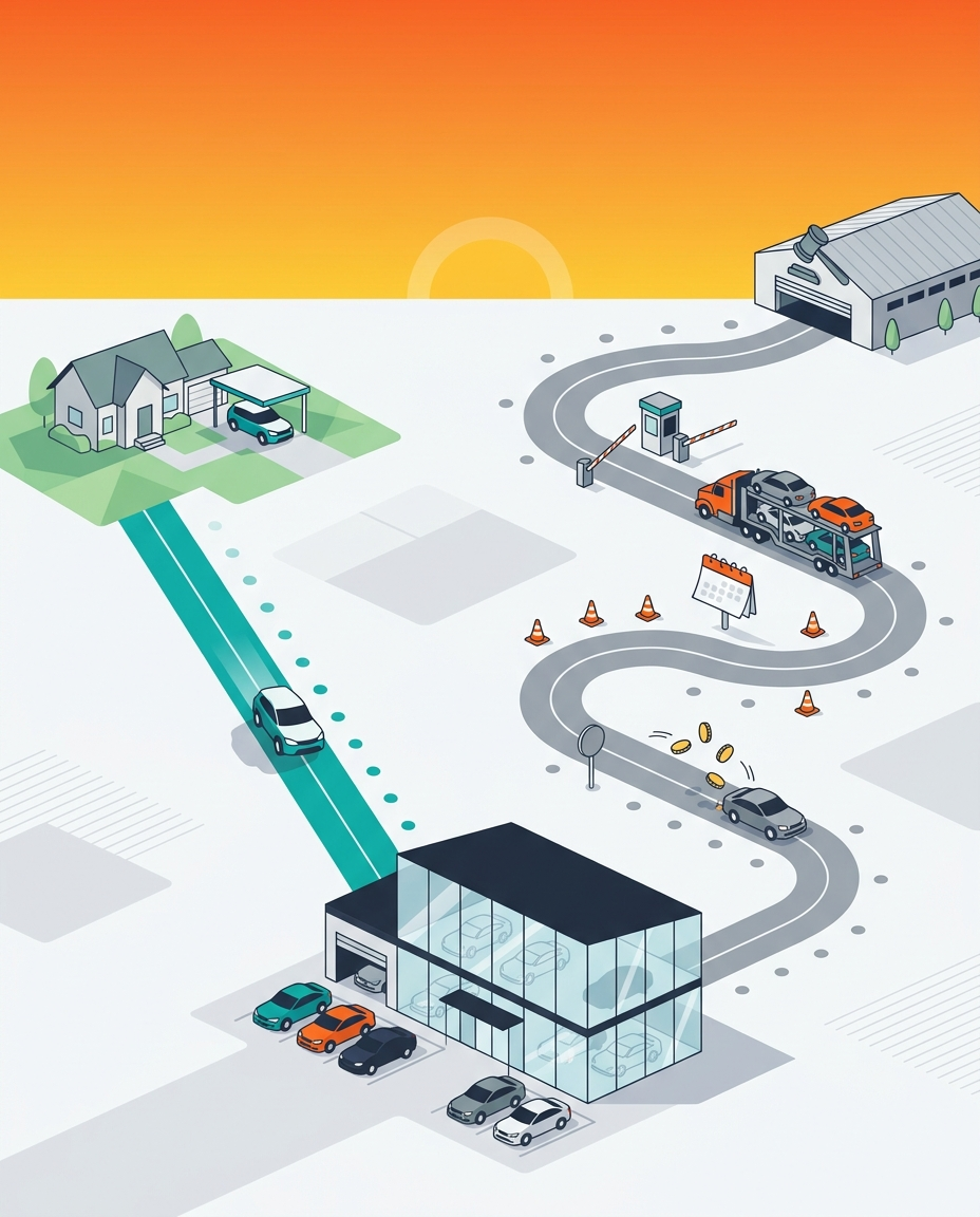 Two roads to the frontline: your database vs the auction